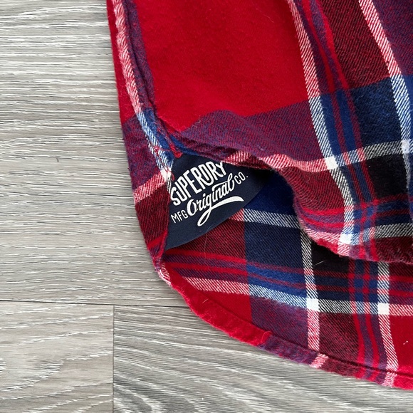 Superdry / Men’s Lumberjack Red Flannel / NWOT 🔥 - Picture 4 of 10